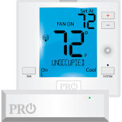 Thermostat PTAC sans fil PRO1 IAQ, programmable avec capteur d’occupation, 2H / 1C ou 1H / 1C