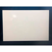 Marsh Pro-Rite Painted Edge Procelain Markerboard - 48"x72" - Frameless - Hidden Z-Bar Installation