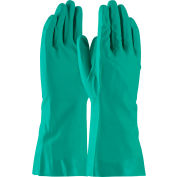 Troupeau PIP bordée de gants en Nitrile non pris en charge, 15 Mil, vert, L, 1 paire, qté par paquet : 12