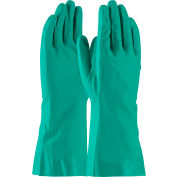 PIP de gants en Nitrile non prise en charge non doublés, 15 Mil, vert, L, 1 paire, qté par paquet : 12