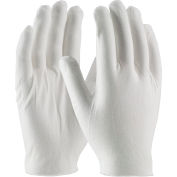 PIP® 97-520 CleanTeam® Medium Weight Inspect Gloves, Cotton Lisle, Unhemmed, Men's