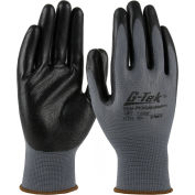 G-Tek GP Polyurethane-Coated Nylon Gloves Large Gray 12 Pairs