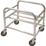 Global Industrial™ Bulk Mover Cart, 4 boisseaux, 30-1/4"L x 20-1/2"L x 30-1/2"H, Gris