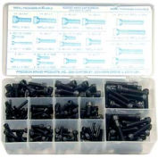 Prise de tête vis assortiment - 6 - 32 à 1/4-28 - acier - 6 éléments, 190 Pcs - Made In USA