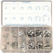 255 pièce métriques assortiment de E-Clip Kit de Maintenance - Made In USA