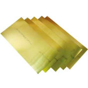 15 Piece Brass Shim Stock Assortment 6" x 12" Sheets