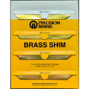 4 Piece Brass Shim Stock Assortment 6" x 50" Rolls