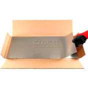 Type 321 Stainless Steel Tool Wrap Sheet, 12" x 24" x 0.002" (Pack of 20)