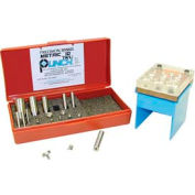 « 10 » TruPunch® poinçon métrique et jeu de mors avec support
