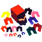 1 "x 1" x 3 "code de couleur verte, en plastique cale fendue (paquet de 20) - Made In USA