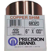 0.008" Copper Shim Stock 6" x 100" Roll