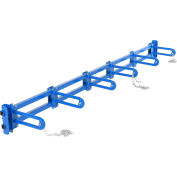 Vestil Steel Vertical Bar Storage Rack, 14-1/4 » x 101 » x 9 », Bleu