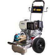 Nettoyeur haute pression à gaz BE avec moteur Honda GX390 et pompe CAT, 4200 PSI, 13 HP, 3,9 GPM