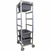 PVI Aluminum Lug Cart LUGCT6-KD - 6 Lug Cap. Unassembled 27"L x 20"W x 70-1/2"H, Gray, No Lugs