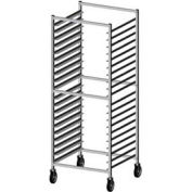 Prairie View WE302424KD-DSR, Donut écran Rack, KD, fin de charge, 26-1/2" W x 24 « D x 71-1/2 » H, aluminium