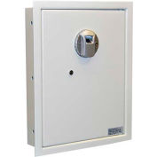 Protex Biometric Wall Safe FW-1814Z - 14-1/8"W x 3-7/8"D x 18-1/4"H, Beige