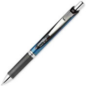 Stylo rétractable à encre gel Pentel® EnerGel, rechargeable, pointe d'aiguille, 0,5 mm, encre noire