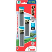 Pentel® Super Hi-Polymer Automatic Pencil Lead Refill, 0.7mm, Black, 90/Pack