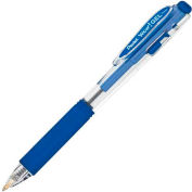 Stylo gen permanent Pentel® Wow!, moyen, douille et encre bleues, douzaine