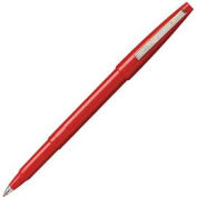Pentel® stylo à bille roulante écrivain, 0,8 mm, Canon/encre rouge, douzaine de roulement