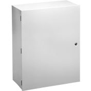 A16N12ALP Hoffman, moyen Type 1 enceinte, 16X12X6.62, acier/gris