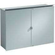 Hoffman, panneaux en acier, 24X32X10.00, A243210CTC, Ct vis de coffret/Cvr, acier/gris