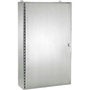 Hoffman A24H2006SS6LP3PT, Continuous Hinge W/3-Point Ltch, Type 4X, 24.00x20.00x6.00in, SS Type 316L