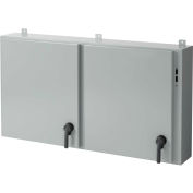 Hoffman A48X1E4024, Disc. Encl, 1 Door, 48.00X40.25X24.00, Steel/Gray