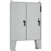Hoffman A60X4912LPFTC, 2 Door W/Floor Stands Disc. Encl, 60.12X49.75X12.12, Paint