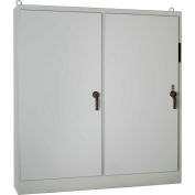 Hoffman A72XM4018FTCLP, Heavy Duty Fs Disc. Encl, W/O Panel, 1 Door, 72.12X40.25X18.12, Paint
