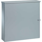 Hoffman ATC36R248, Telephone Cabinet, Wood Panel, 36.00X24.00X8.00, Steel/Wood
