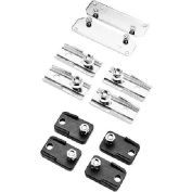 Hoffman CMFK Mounting Foot Kit, Qty 4, Fits Concept Enc, Steel/zinc