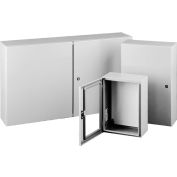 CSD20168 Hoffman, Concept™ mural Encl, 20X16X8.00, acier/gris