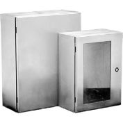 Hoffman CSD20208WSS, CONCEPT™ Wall Mt Encl W/Window, Type 4X, 20.00x20.00x8.00in, SS Type 304
