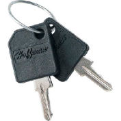 Clé nº 2233 Hoffman E2233KEY Key , qté : 2, convient à DataCom, zinc