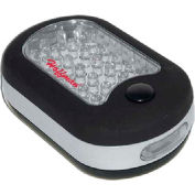 Hoffman LEDPUCK, 24 LED Puck Light, 2.25x3.75x1.38in, Plastic, Battery Operated-req 3-AAA, included