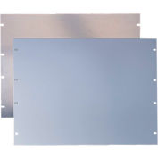 P24RP2UA Hoffman, panneau, Rack de montage, 2Ux 24.00, alun. 6061 T 6