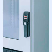Petite poignée PSHKBL Hoffman, Flush / verrouillage des touches, Fits petites portes, fonte de Zinc