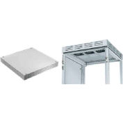Hoffman PVT3F851EMC Vented Top,EMI/RFI 3 Fan /115v, Fits 800x50, Steel/LtGray