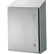 Hoffman WS201608SS, WATERSHED™ Wall Mt Encl, Type 4X, 20.00x16.00x8.00in
