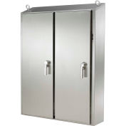 Hoffman WS74XM7518SS, Watershed™ Free Standing Disconnect Encl, Type 4X, 74.00X75.00X18.00