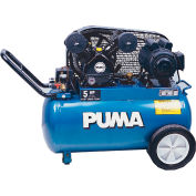 Puma PK5020, compresseur d’Air électrique portatif, HP 2, 20 gallons, Horizontal, 5 pi3/min