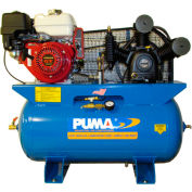Puma TE-8030HGE, 8 HP, Stationary Gas Compressor, 30 Gal, 175 PSI, 16.5 CFM, Honda,  Electric/Recoil