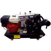 Puma TUK-130HGE, 13HP, plaque gaz Comp, sans réservoir Gallon, 175 lb/po2, 23CFM, Honda, électrique/recul