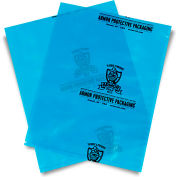 Armor Poly® VCI Flat Bags, 10"L x 12"L, 4 Mil, Bleu, 1000/Pack