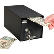 Perma-Vault Drop Box PRO-20 - Front Loading, Horizontal Mounting, Standard Cam Lock 6"x11-1/2"x6"