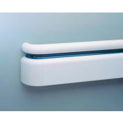 Pawling® BR-400P-12-648 PETG Handrail/Crashrail Combination, 12' x 1-1/2" x 6-1/4"
