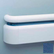 All Vinyl Three-Piece Handrail System, 6.25" Face, Aluminum Retainer, 12' Long, Brittany Blue