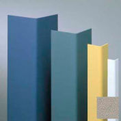 Vinyl Surface Mounted Corner Guard, 90° Corner, 1-1/2" Wings, 8'H, Chinchilla, Vinyl W/Tape