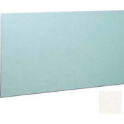 6 "x 96" Rail Rub. 040" épaisse, blanche, qté par paquet : 4